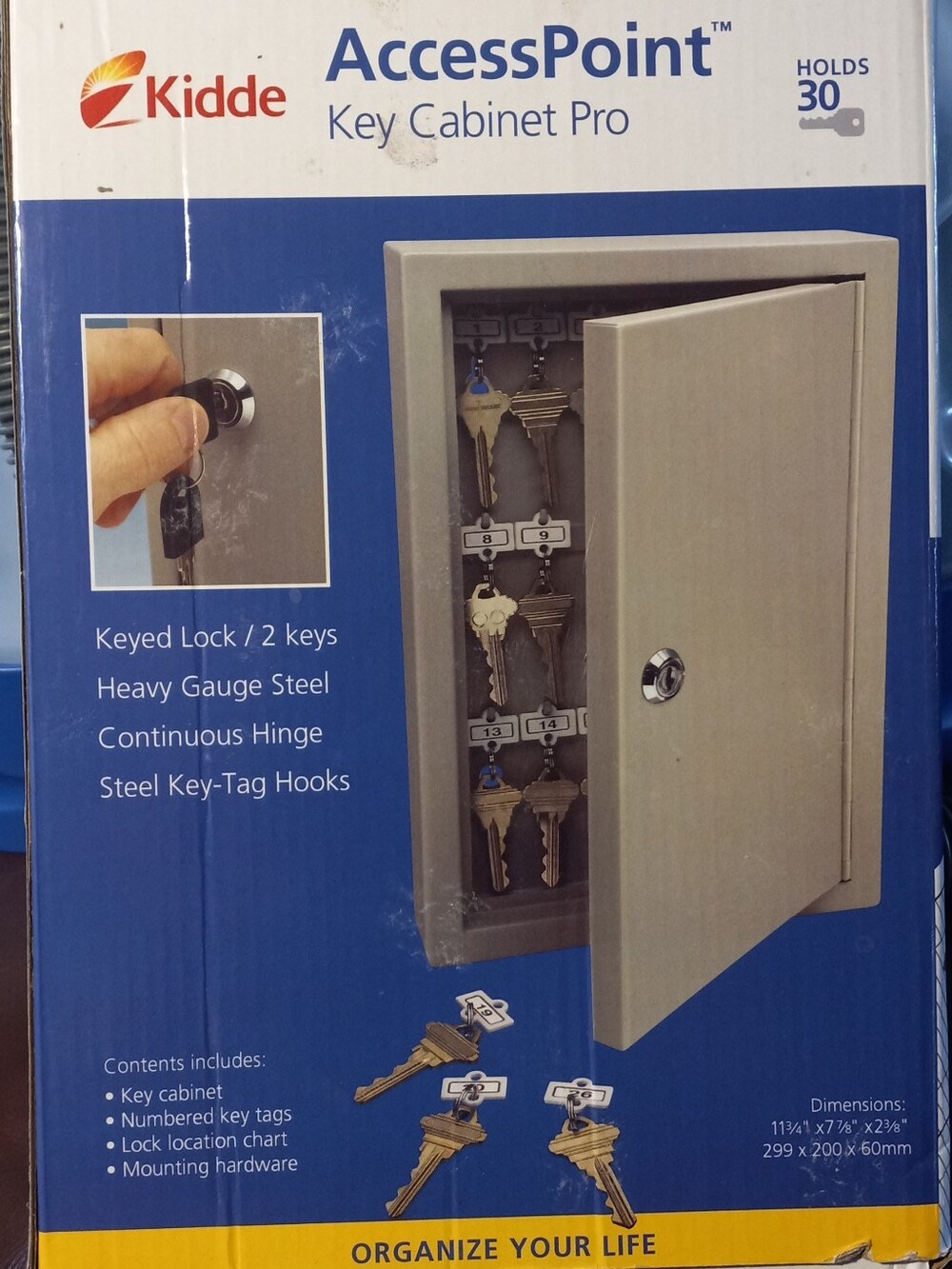 Kidde AccessPoint Key Cabinet Pro in Beige - Secure Key Storage